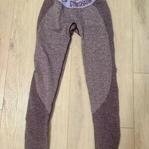 Gymshark Heathered Purple Leggings size small great condition